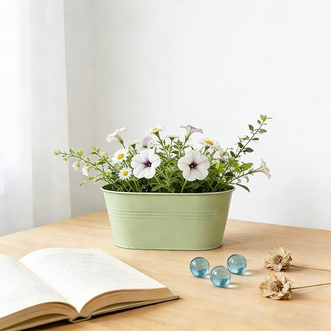 Balcony Hanging Planters Flower Pots, Fence Pot Hanging Plant Holders - Image 3