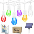 50FT RGB Solar Outdoor String Lights by Larkvue