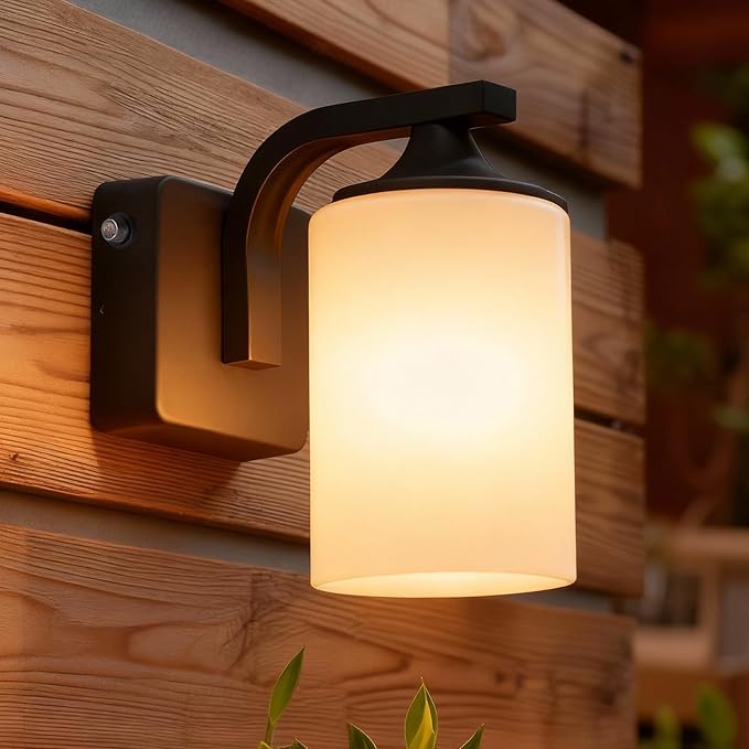 Dusk to Dawn Outdoor Wall Light Sconce, Waterproof Aluminum Porch Light by AluminumOutdoorLight