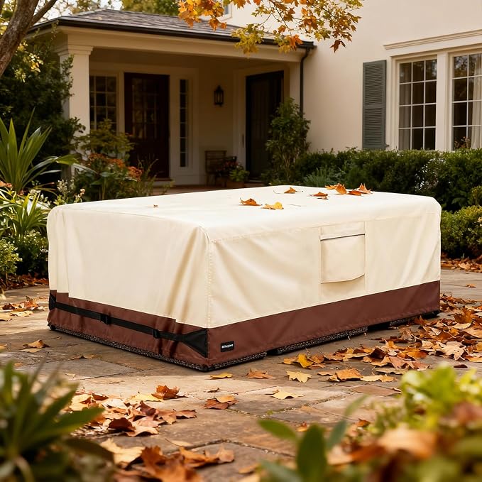 Rectangular Patio Furniture Covers, Upgraded 600D Heavy Duty Outdoor Furniture - Image 8