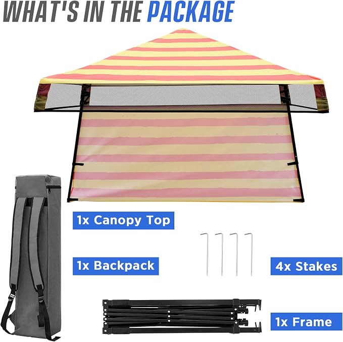 EAGLE PEAK 8x8 Pop Up Canopy Tent - Image 8