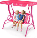 Costzon Kids Porch Swing, All-Weather Patio Swing Bench Hammock w/Adjustable by Costzon
