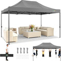 COBIZI 10x15 Pop up Canopy Tent Heavy Duty Without Sidewalls, Easy Set-up by COBIZI