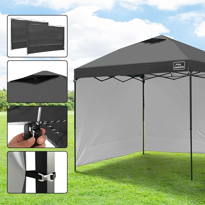 KAMPKEEPER 10x10 Easy Pop Up Canopy Tent - Image 3