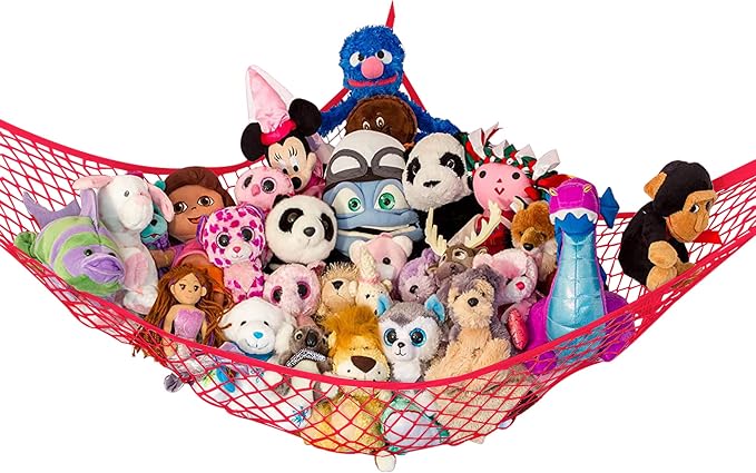 Lilly's Love Stuffed Animal Hammock | Corner Hanging Organizer, Toy Storage by LillysLove