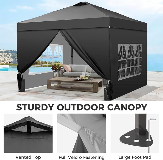 12x12 FT Pop Up Canopy, Instant Canopy Tent - Image 3