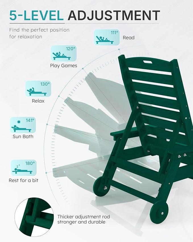 Chaise Lounge Chair Outdoor - Image 4