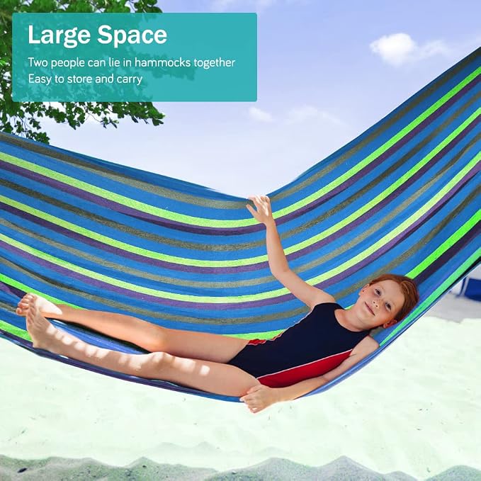 MOSFiATA Hammocks Portable Camping Hammock Upgraded 550lb Comfortable Fabric - Image 7