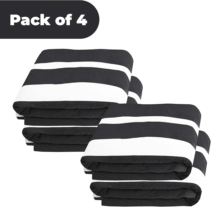 Superior Cabana Cotton Lounge Chair Cover, Outdoor Towel/Chaise Furniture Covers - Image 6