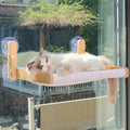 Cat Window Perch with Wooden Frame – Aloxina Foldable Cat Hammock Bed by Aloxina