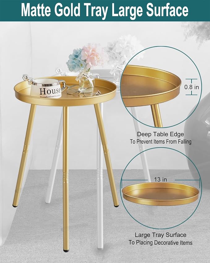 AOJEZOR Side Table: End Table for Any Room - Image 3