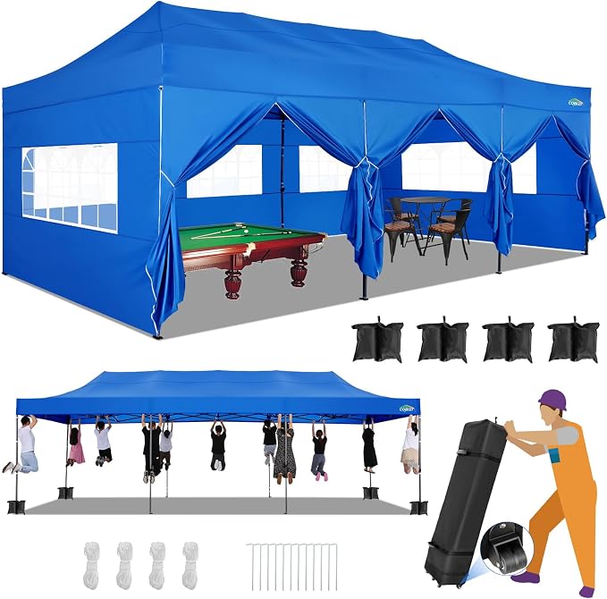 COBIZI 10x30 Heavy Duty Pop up Canopy by COBIZI