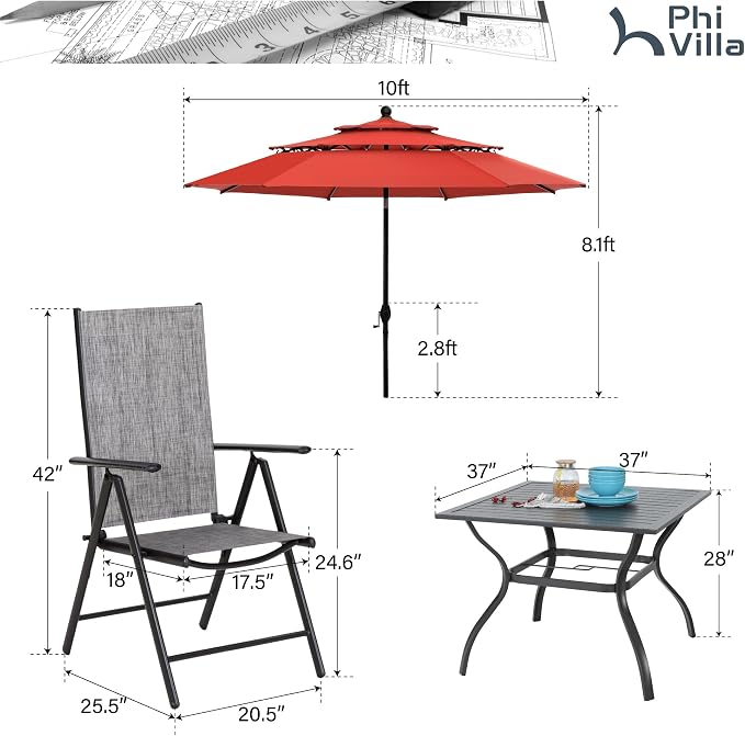 PHI VILLA Outdoor Dining Set - Image 9