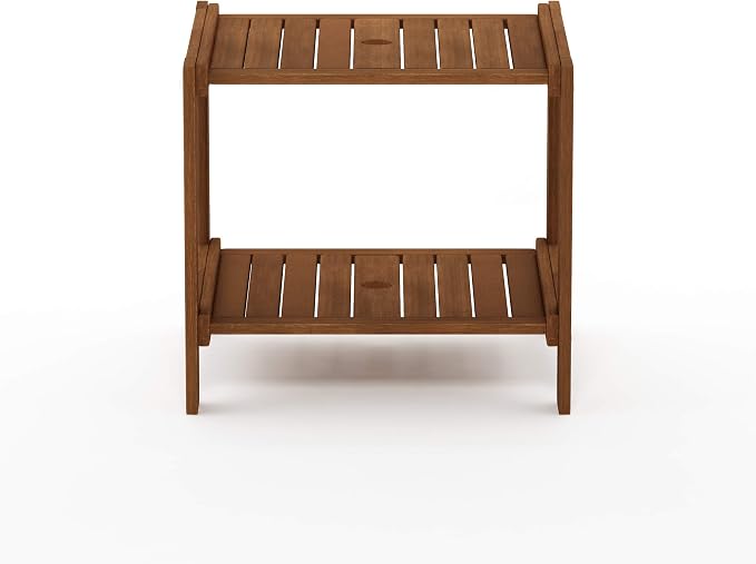 Furinno FG19840T Tioman Hardwood Mississippi Side Table - Image 4
