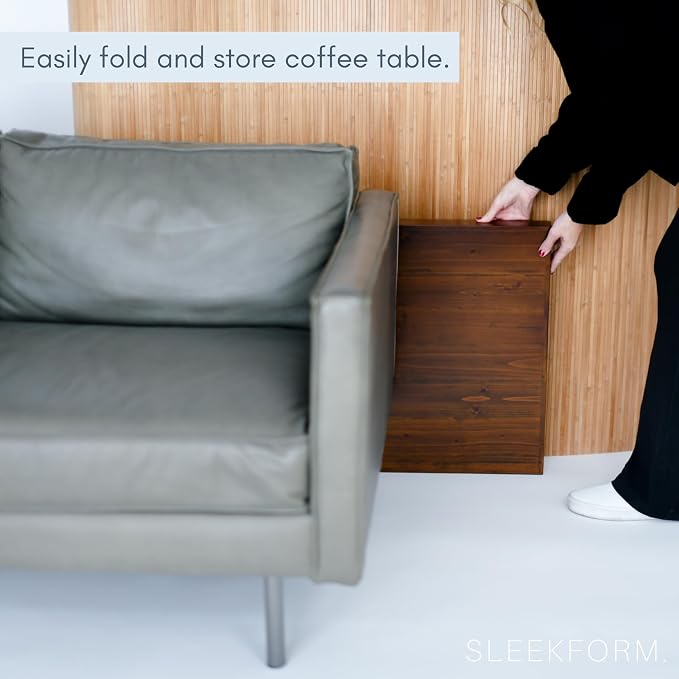 Sleekform Folding Wooden Coffee Table - Image 5