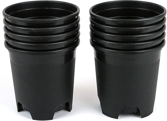 4.5 Inch Nursery Pot Plastic Planters - Image 2