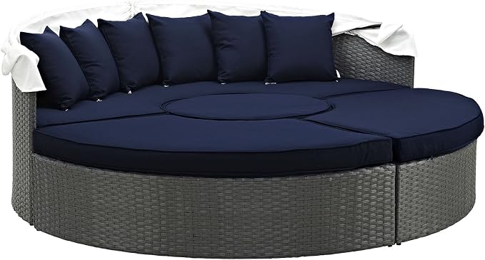 Modway Sojourn Outdoor Patio Sunbrella Sectional Daybed - Image 3