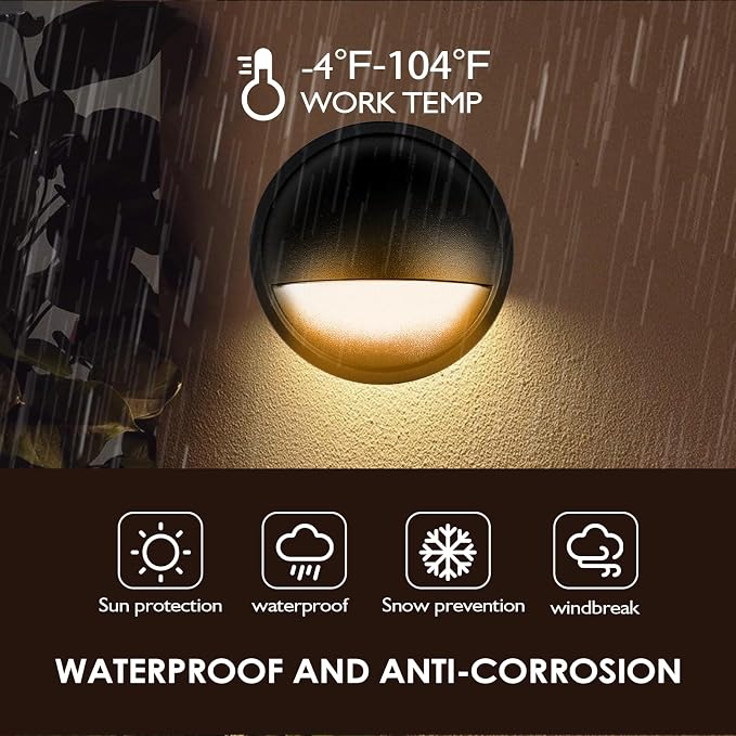 LED Low Voltage Deck Lights Outdoor Waterproof, 12V-24V AC/DC Die-cast Aluminum - Image 3