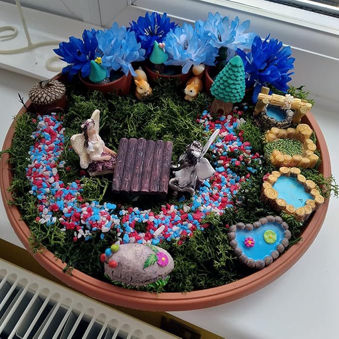 Purple Star Fairy Garden Pond 15 Pack Mini Pond - Image 3