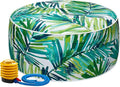 Magpie Fabrics Inflatable Stool Ottoman Pouf D20 xH9, Outdoor Round Footrest by Magpie+Fabrics