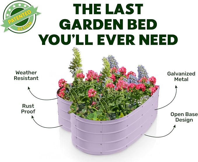 Plant & Plot Galvanized Raised Garden Beds Outdoor // Planter Raised Beds - Image 5