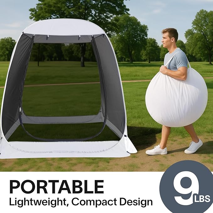 Alvantor® Screen House Gazebo, Pop Up Igloo Screened Canopy Tent - Image 6