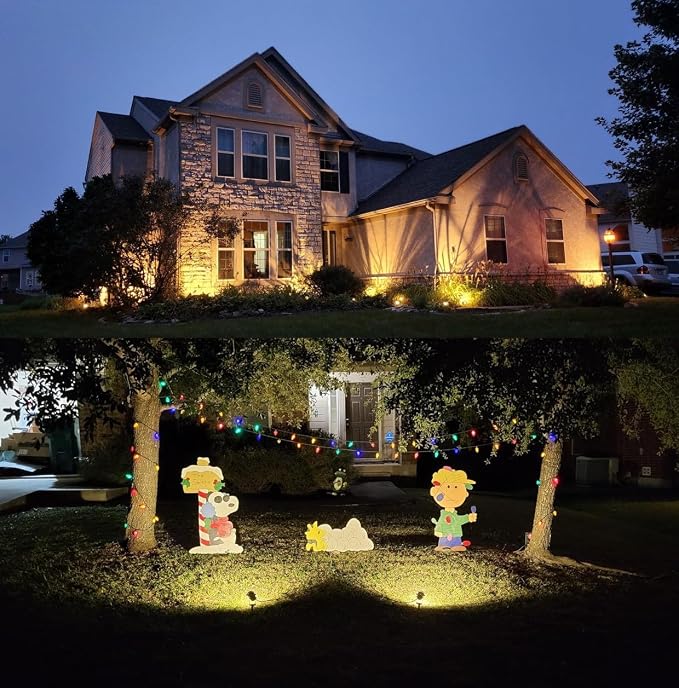 TOVEENEN LED Outdoor Landscape Spotlight 120V 12W Waterproof Spot Lights - Image 4