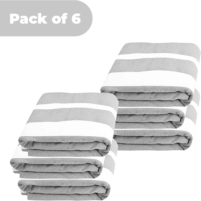 Superior Cabana Cotton Lounge Chair Cover, Outdoor Towel/Chaise Furniture Covers - Image 6