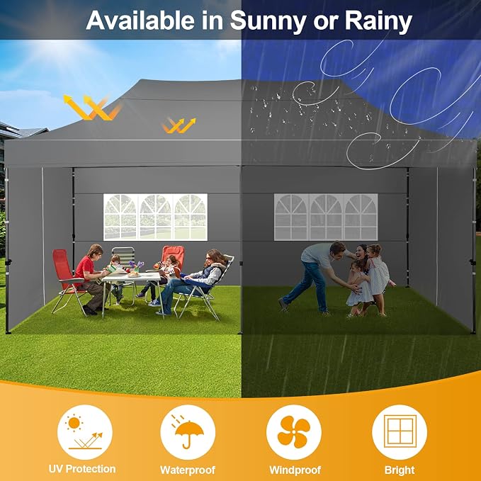 COBIZI 10x20 Pop Up Canopy - Image 7