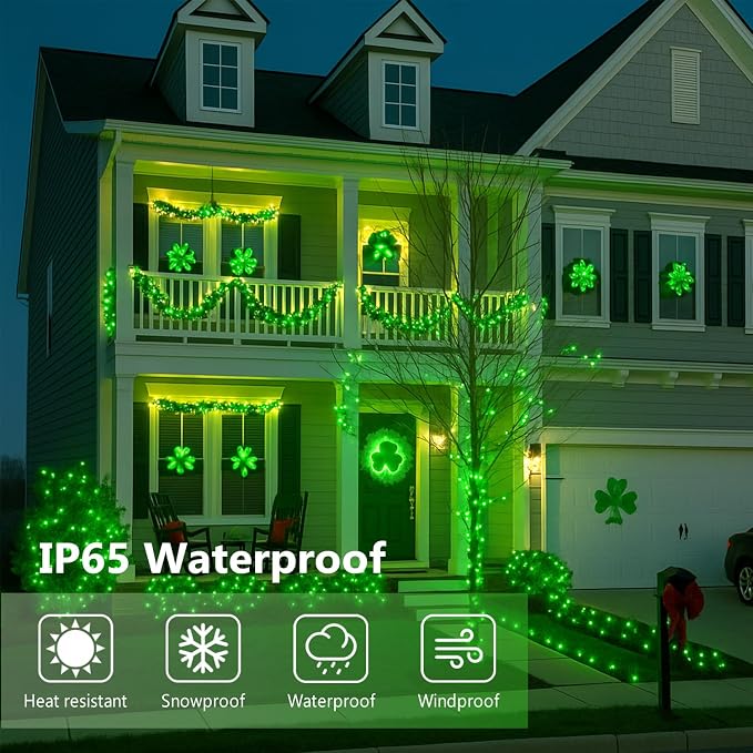 Extra-Long 144FT Solar String Lights - Image 4
