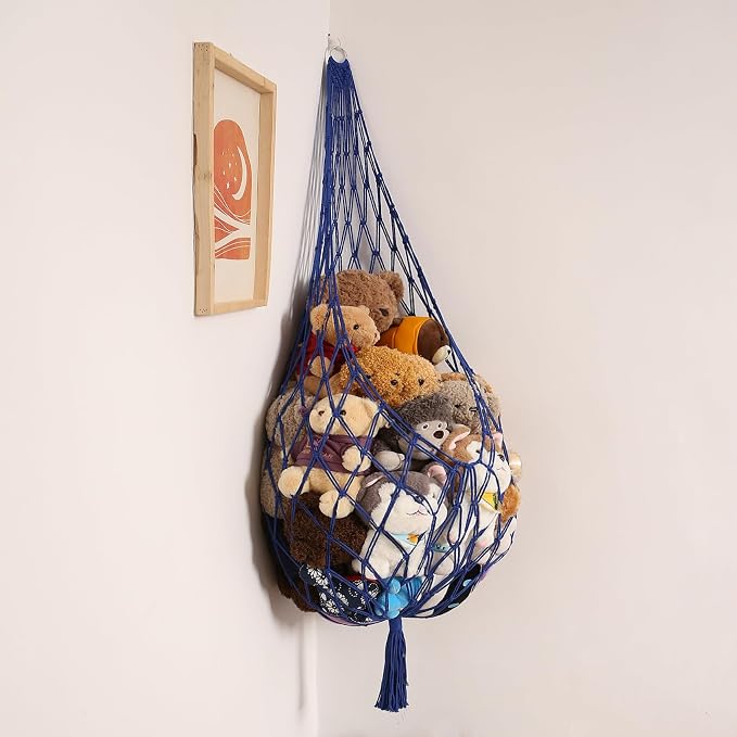 Stuffed Animal Storage Toy Hammock Corner Hanging Net by Amdermi