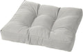 Cushion Source Tufted Ottoman Cushions, Sunbrella Canvas Granite by CushionSource