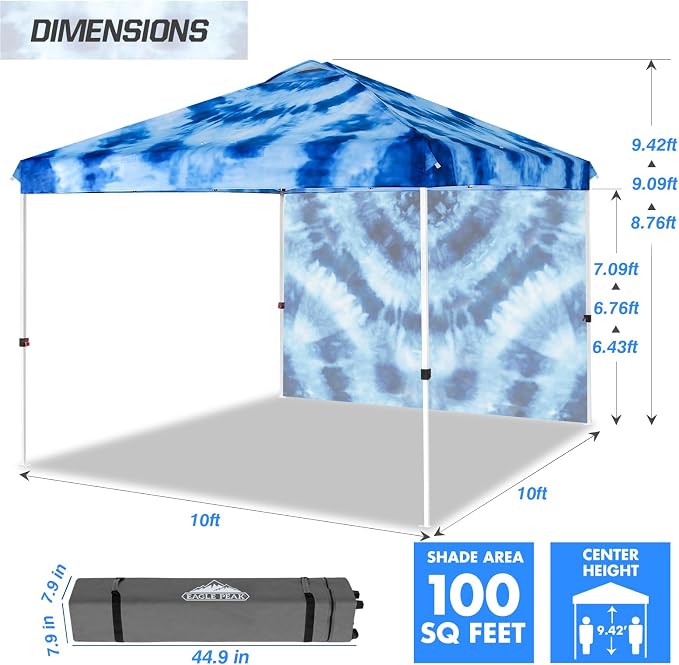 EAGLE PEAK Commercial Canopy 10x10 Pop Up Canopy Tent - Image 3