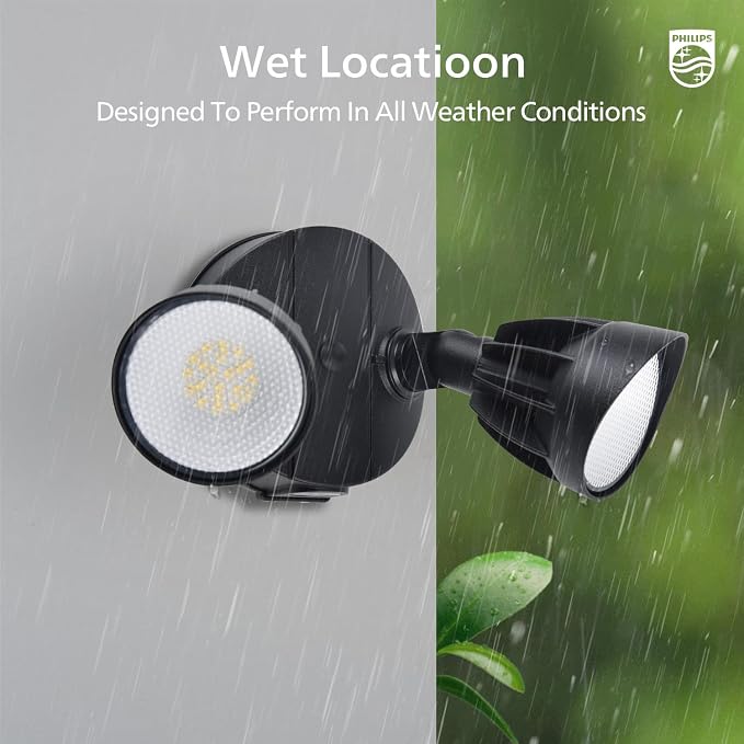 Philips Dusk to Dawn 44W 3500LM LED Security Flood Lights Outdoor, 5000K - Image 8