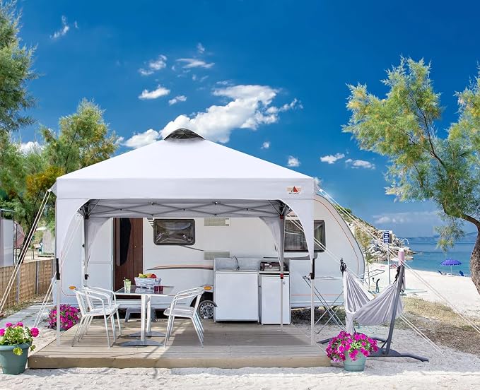ABCCANOPY 10x10FT Canopy Tent 1-Person Setup, Portable Instant Sun Shelter - Image 7