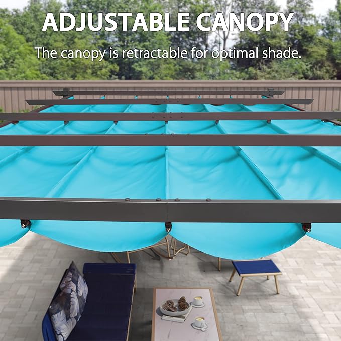 PURPLE LEAF 12' X 16' Outdoor Pergola - Image 5