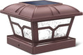 SIEDiNLAR Solar Post Cap Lights Outdoor 2 Color Modes 8 LEDs by Siedinlar