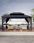 GarveeLife Hardtop Gazebo 12 ft x16 ft by GarveeLife