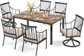 PHI VILLA 7 Pieces Outdoor Dining Set by PHIVILLAThepioneerofcomfortablehouseholdsupplies