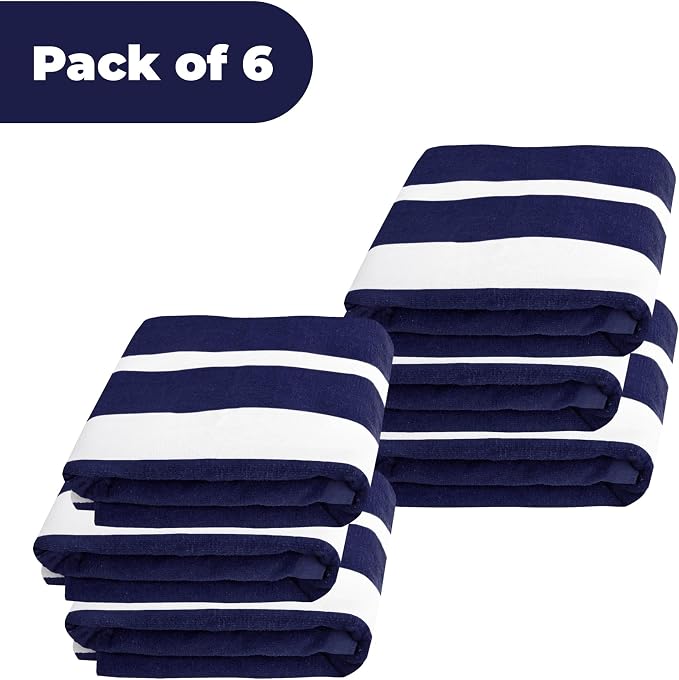Superior Cabana Cotton Lounge Chair Cover, Outdoor Towel/Chaise Furniture Covers - Image 6