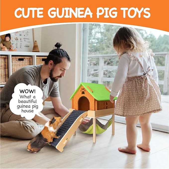3 in 1 Enlarged Guinea Pig Hammock - Image 8