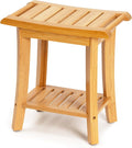 Bamboo Shower Bench Inside Shower Stool by Unibambou