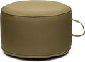 QILLOWAY Indoor/Outdoor Inflatable Stool, Round Ottoman, All Weather Foot Rest by QILLOWAY