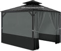 Gazebo Privacy Curtains 10' x 12' by Aonear