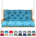 Porch Swing Cushion with Backrest, Waterproof Bench Cushion by NANGELRN