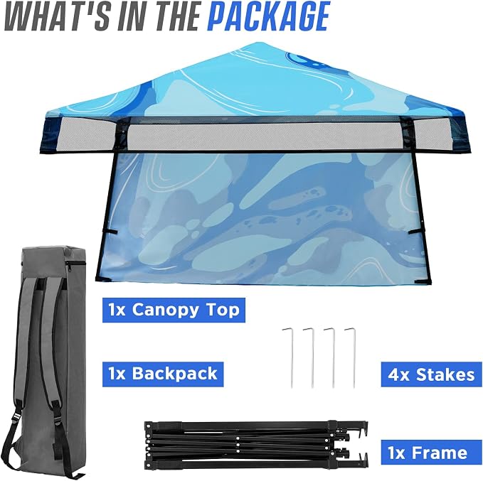 EAGLE PEAK 8x8 Pop Up Canopy Tent - Image 8