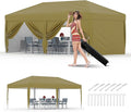 Garvee 10x10 Pop Up Canopy Tent, Heavy Duty Commercial Instant Shelter by Garvee