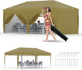 Garvee 10x10 Pop Up Canopy Tent, Heavy Duty Commercial Instant Shelter by Garvee
