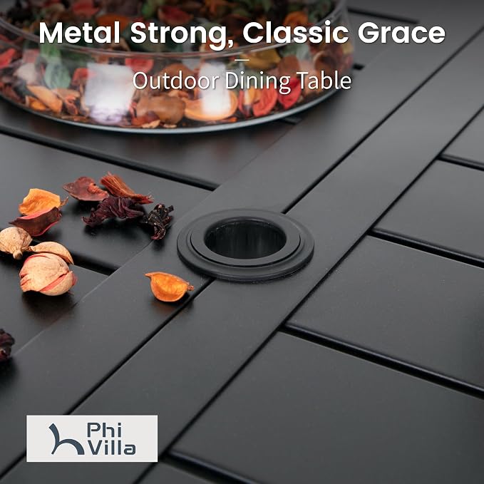 PHI VILLA 7 Pieces Outdoor Dining Set - Image 7