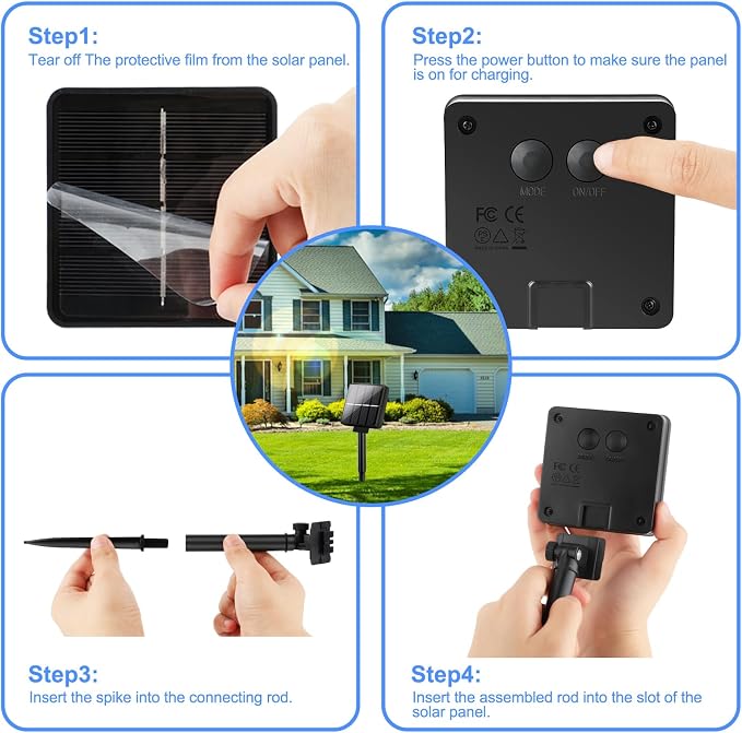 Brightever Solar String Lights, Solar Lights Outdoor Waterproof - Image 4